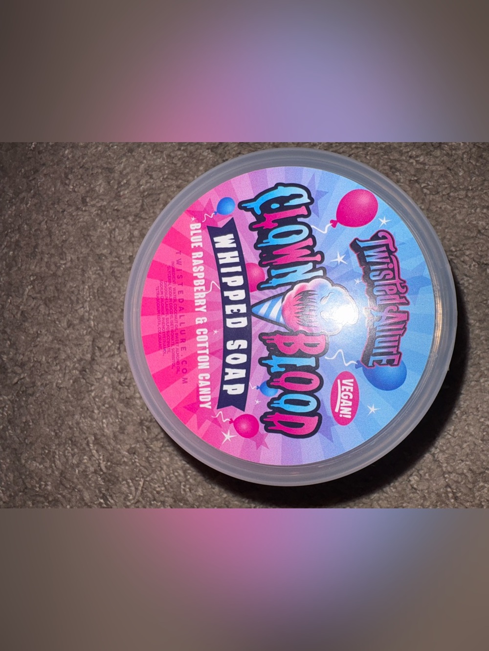 Twisted Nite Whipped Soap - Blue Raspberry & Cotton Candy (Pink & Blue)
